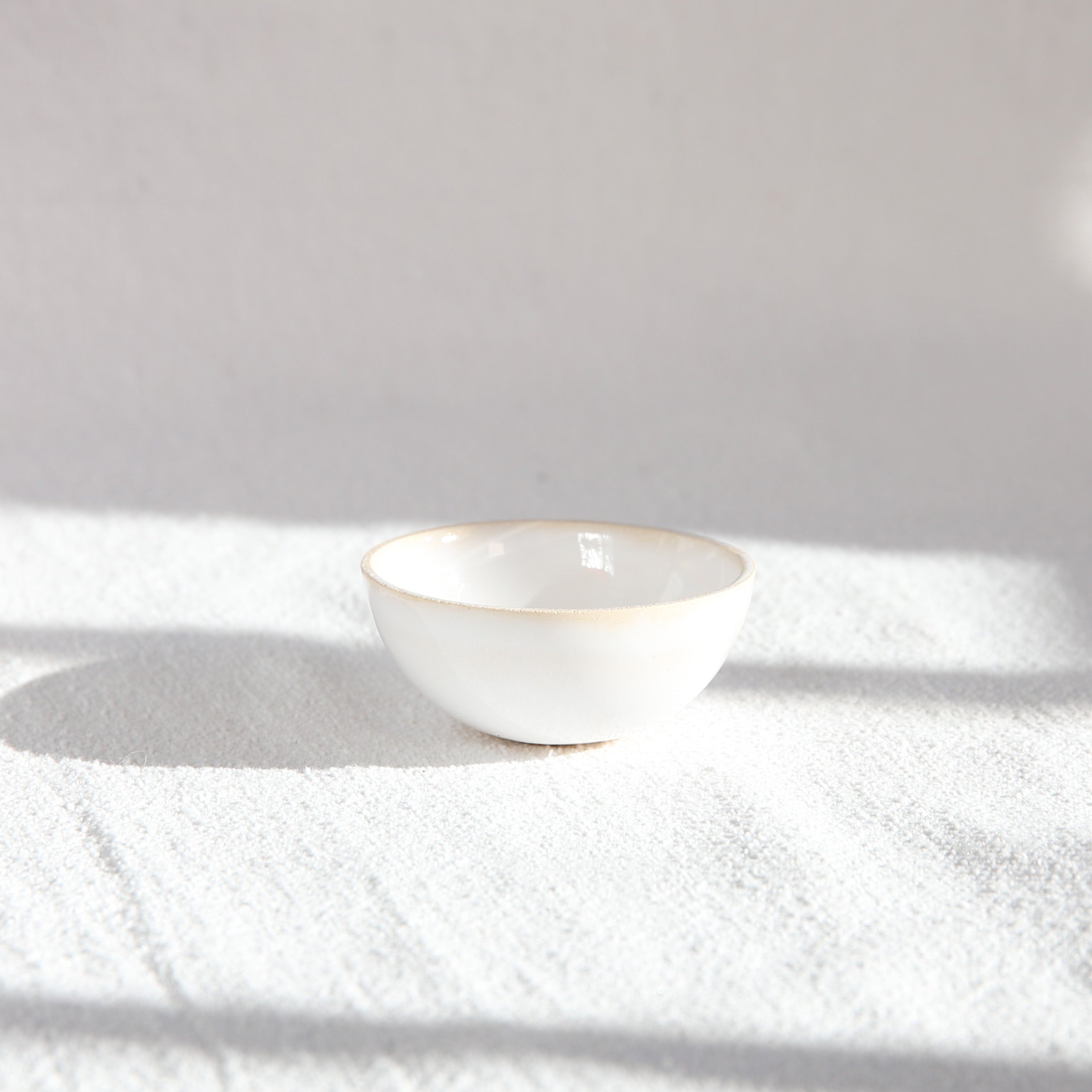 Minischälchen Pure White von oben minimalistisch